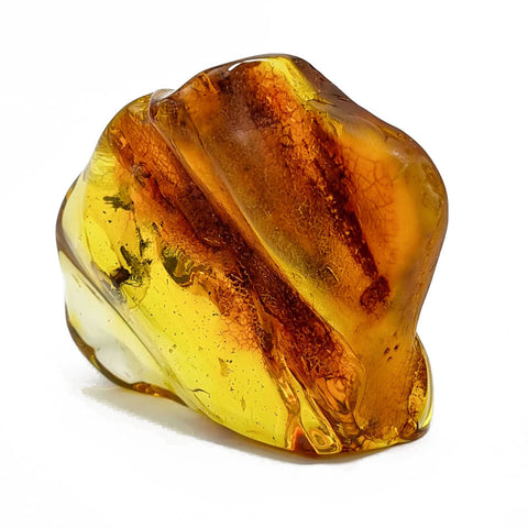 Natural Amber Free Shape Stone With Insects