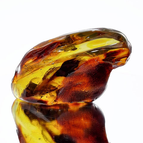 Natural Amber Free Shape Stone With Insects