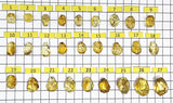 Fossil Amber Crystal Cut Shape Stones
