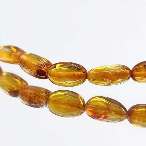 Cognac Amber Nugget Beads