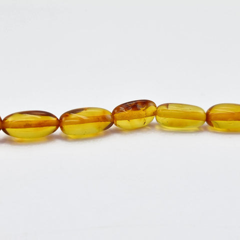 Cognac Amber Nugget Beads