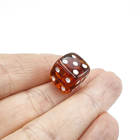 Cognac Amber Dice