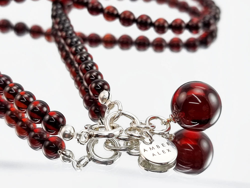 Raw Chakra Gemstones + Raw Cherry Amber Necklace – Tweedle Beedle