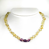 "KIDDO" Lemon Amber Baroque Beads Baby Necklace - Amber Alex Jewelry