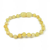 "KIDDO" Milky Amber Baroque Beads Baby Bracelet - Amber Alex Jewelry