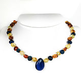 "KIDDO" Multi-Color Amber Baroque Beads Baby Necklace - Amber Alex Jewelry