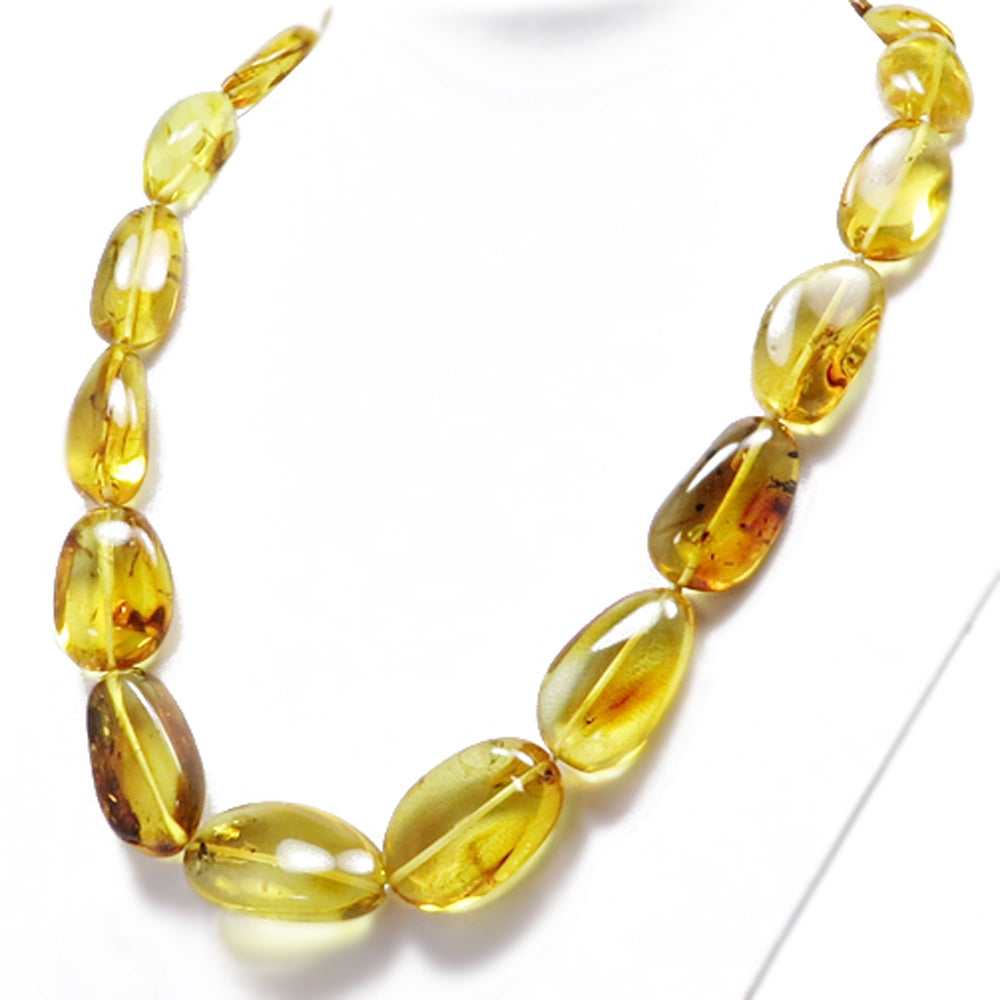 Insect Amber Nuggets Necklace - Amber Alex Jewelry