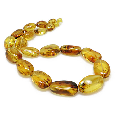 Insect Amber Nuggets Necklace - Amber Alex Jewelry