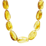 Natural Amber Nuggets Necklace With Insects
