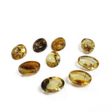 Fossil Amber Calibrated Oval Cabochons