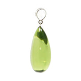 Green Amber Drop Pendant Sterling Silver - Amber Alex Jewelry