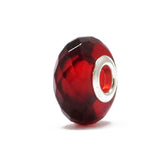 Red Amber Faceted Charm Bead - Amber Alex Jewelry
