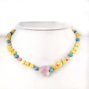 "KIDDO" Milky Amber Baroque Beads Baby Necklace - Amber Alex Jewelry