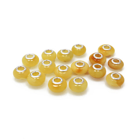 Milky Amber Charm Bead - Amber Alex Jewelry