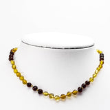 "KIDDO" Cherry & Lemon Amber Baroque Beads Baby Necklace