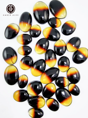 Gradient Amber Free Shape Cabochon