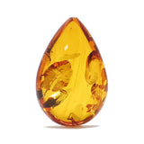 Cognac Amber Handmade Drop Stone - Amber Alex Jewelry
