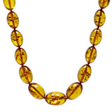 Cognac Amber Olives Necklace