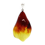 Gradient Amber Wave Pendant Sterling Silver - Amber Alex Jewelry