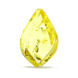 Lemon Amber Flame Shape Stone - Amber Alex Jewelry