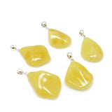 Milky Amber Wave Pendant Sterling Silver - Amber Alex Jewelry