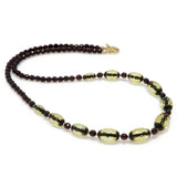 Faceted Amber Beads Necklace - Amber Alex Jewelry