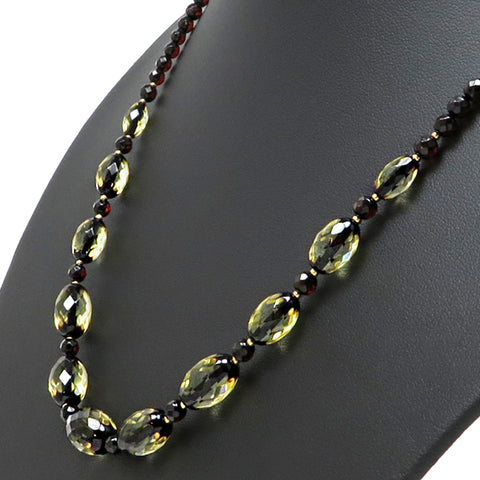 Faceted Amber Beads Necklace - Amber Alex Jewelry