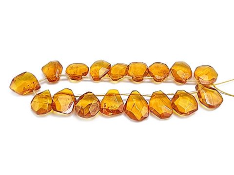 Cognac Amber Free Shape Bead