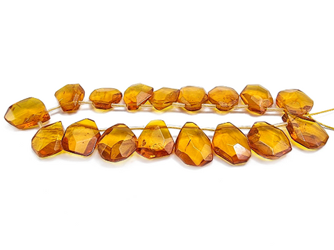 Cognac Amber Free Shape Bead