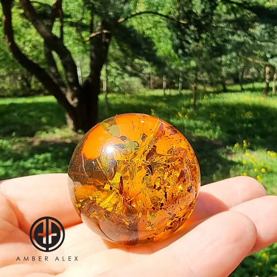 AMBER RESIN 100% PIECES