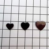 Cherry Amber Calibrated Heart Shape Cabochons