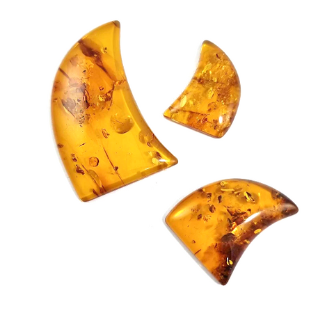 Cognac Amber Free Shape Cabochon