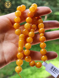 Antique Amber Round Shape 10mm Islamic Prayer Beads
