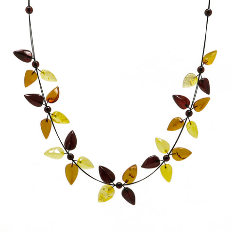 Night Magic Multi-Color Amber Necklace - Amber Alex Jewelry