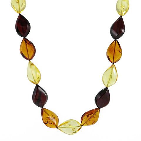 Multi-Color Amber Flame Necklace - Amber Alex Jewelry