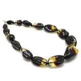Gradient Amber Free Shape Beads Necklace - Amber Alex Jewelry