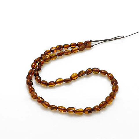 Cognac Amber Nugget Beads - Amber Alex Jewelry