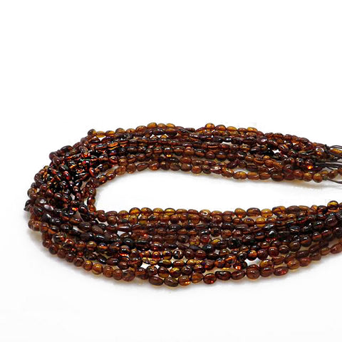 Cognac Amber Nugget Beads - Amber Alex Jewelry